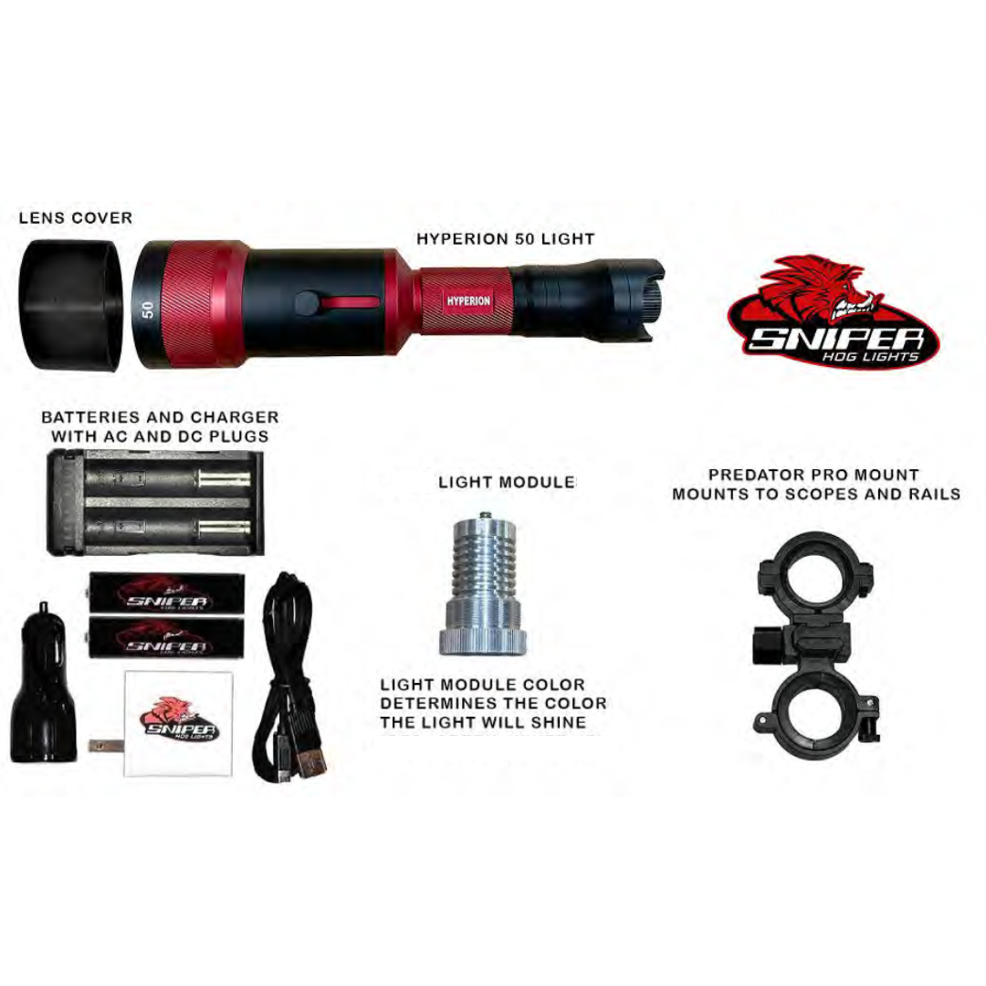 Sniper Hog Lights :: Hyperion 50 Gun Hunters Kit