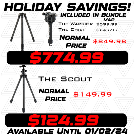 Warrior Tripods :: New Years Sale